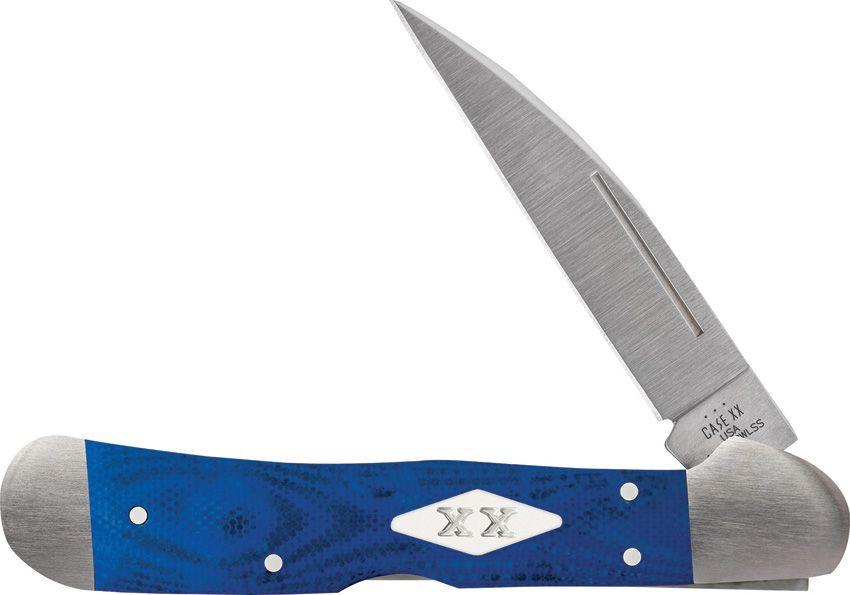 Case Copperlock | 16756 Blue G-10 | Knifeworks