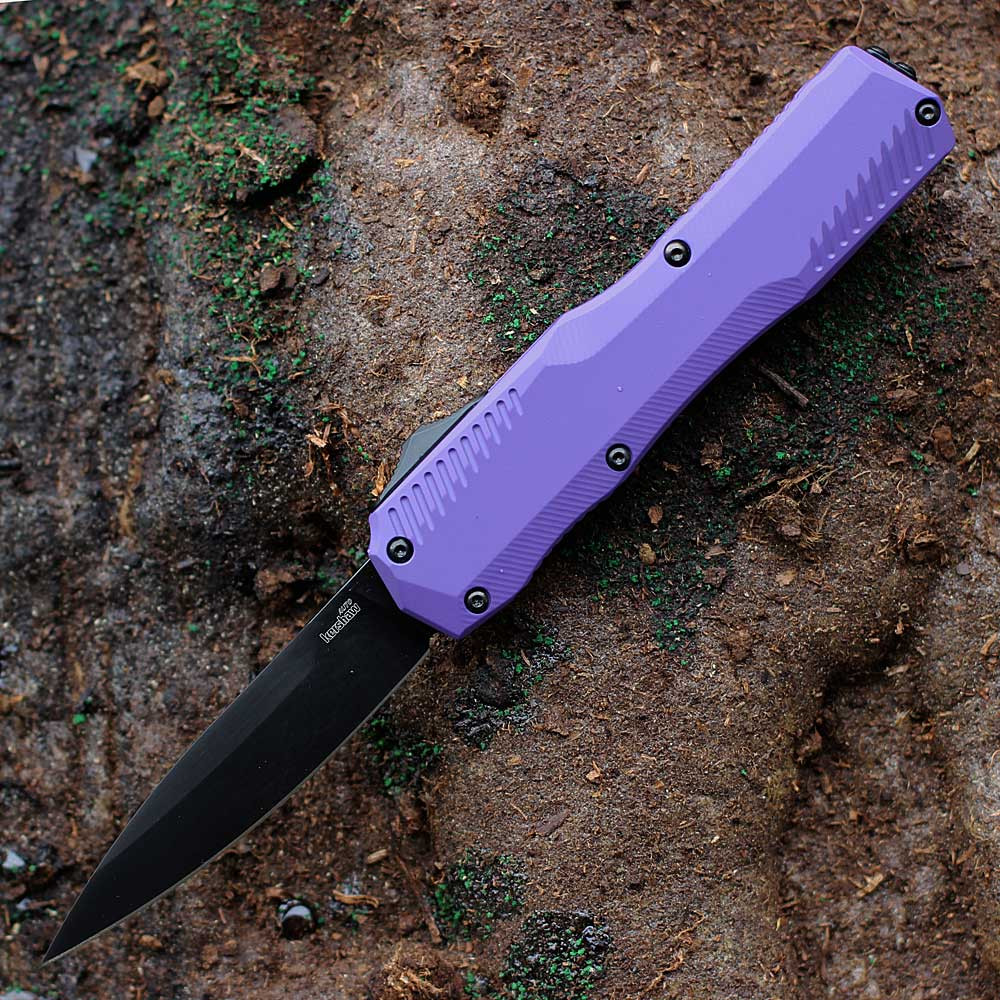 Kershaw Livewire Purple OTF | MagnaCut Black | 9000PURBLK | Knifeworks