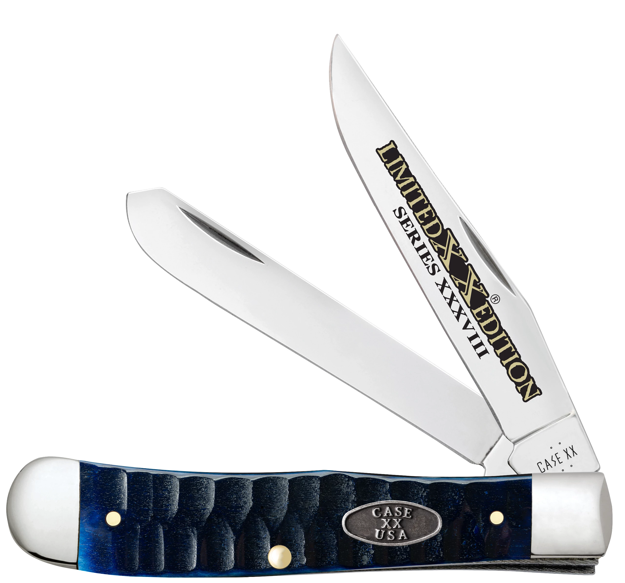 Case Trapper 53980 | Ocean Blue Bone Gator Jig | Knifeworks