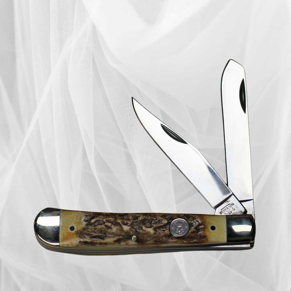 Bear and Son Large Trapper Stag | CGS54| Knifeworks