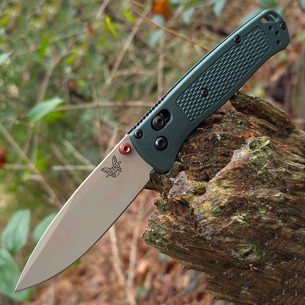 Benchmade Bugout - Elmax Tan, Taiga Green 535TN-2601 | Knifeworks