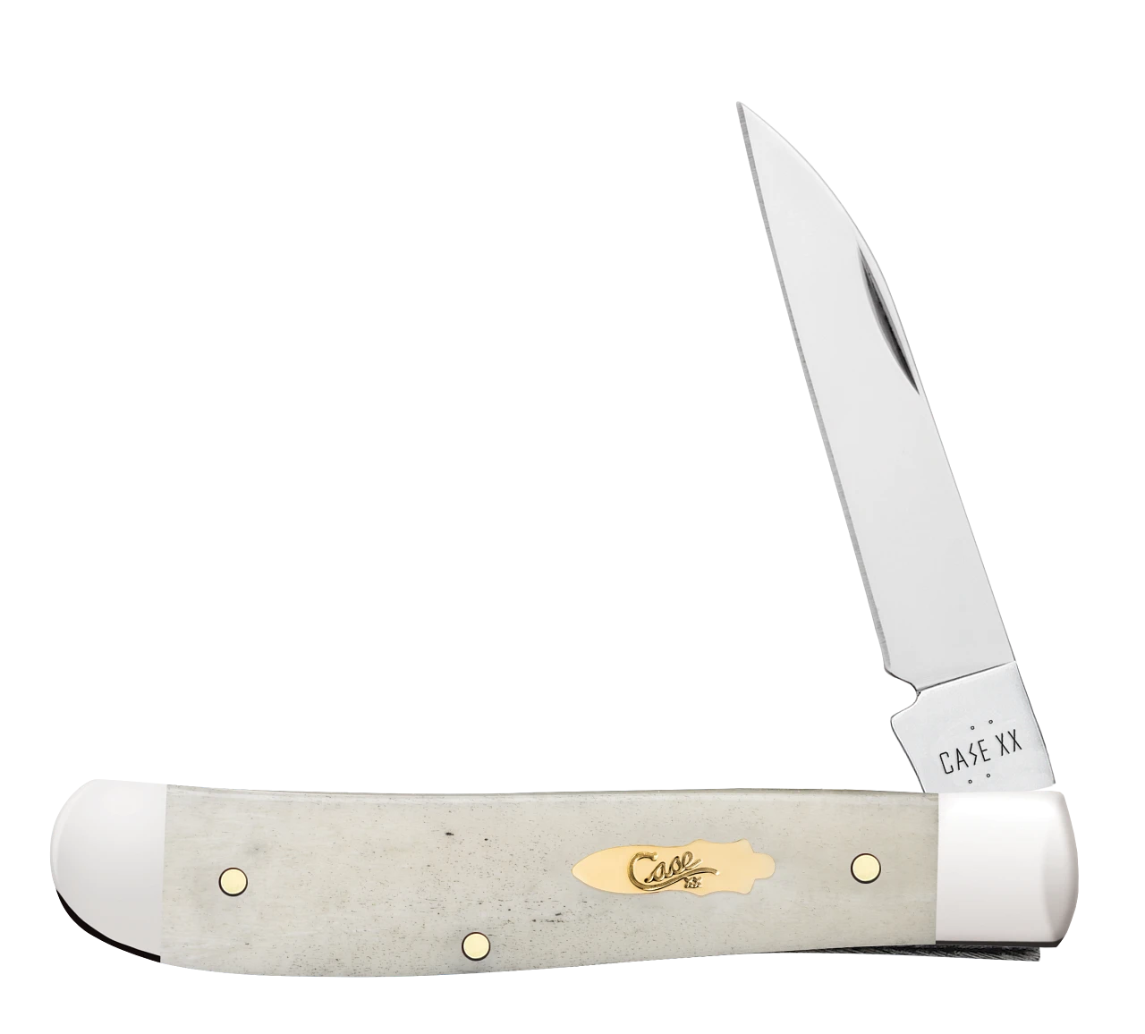 Case Mini Trapper Wharncliffe 11025 | Natural Bone | Knifeworks