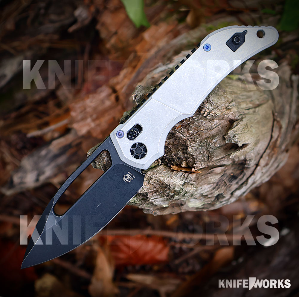 Heretic Koschei H061-8A-BLZ | MagnaCut Crossbar Lock | Knifeworks