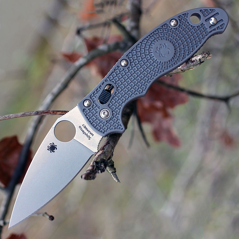 Spyderco Manix 2 LW - Maxamet Blade, Gray FRN C101PGY2 | Knifeworks