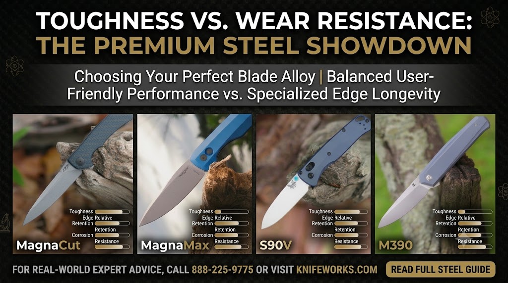 Toughness vs. Wear: Premium Knife Steels Explained