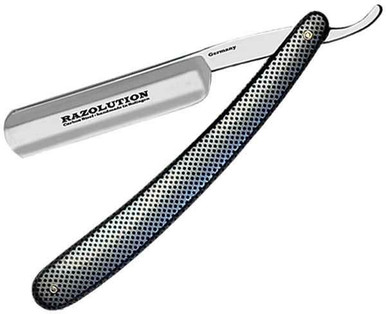 Linder Razolution Vintage Straight Razor, Silver w/ Black Dots ...