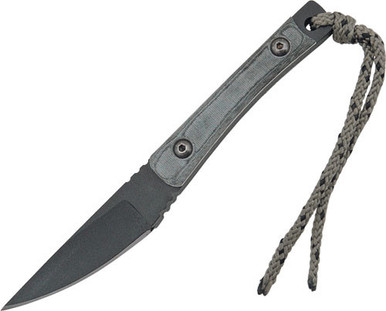 Tops Scalpel, Black Blade, Plain, Kydex Sheath