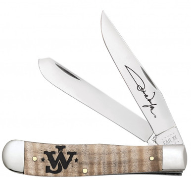 Case Trapper 10708 John Wayne Smooth Natural Curly Maple (7254 SS)