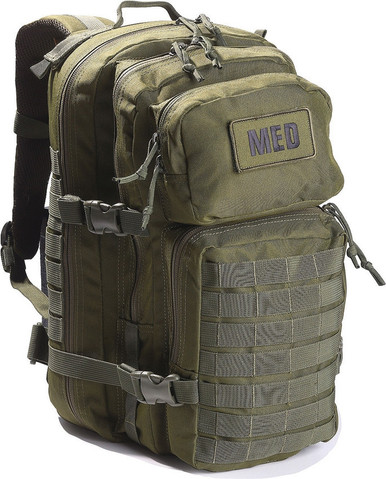 Elite First Aid M17 Tri-Fold Medic Kit - Fully Stocked FA110 Trauma Kit (Olive Drab)