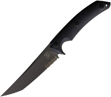 Bastinelli Creations Chopper Fixed Blade Knife 3.5 M390 Black PVD