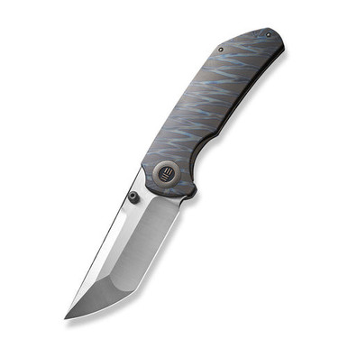 WE Knife Thug XL 20CV Tiger Stripe Flamed Titanium Frame Lock