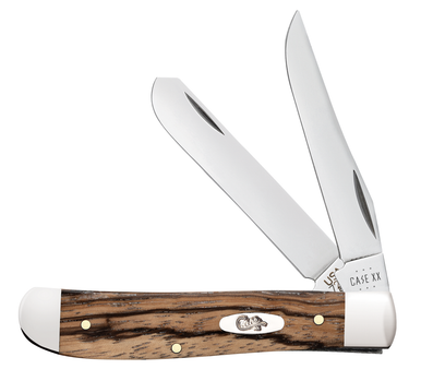 小物 kearny nupuri Case Mini Trapper 25142 | Smooth Natural Zebra Wood | Knifeworks