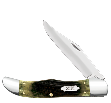 Case Folding Hunter | 39234 Olive Green Bone Sawcut Jig