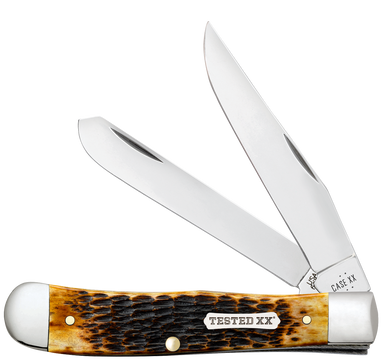 Premium Burnt Bone Trapper Knife