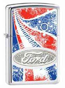 パーティを彩るご馳走や Zippo Ford Hi Polish Chrome Lighter 語学・辞書・学習参考書