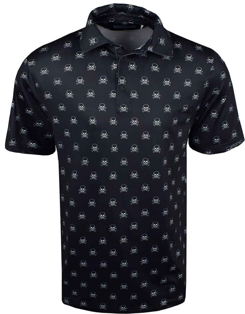 Skull and crossbones golf shirt Clearance