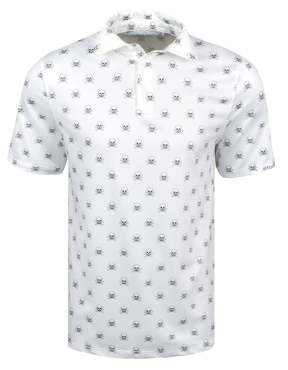 Skull and crossbones golf shirt Clearance