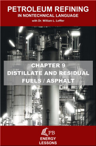 Energy Lessons | Petroleum Refining in Nontechnical Language Leffler Streaming Chapter 9 - Distillate and Residual Fuels / Asphalt