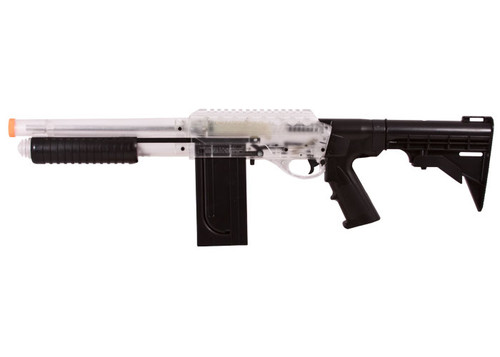 20Mossberg M590 Clear Air Soft Gun Working With Magazine & Stinger R34