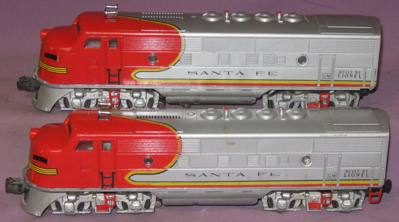 2353 Santa Fe F3 AA Diesels (6) - All Aboard Train Shoppe