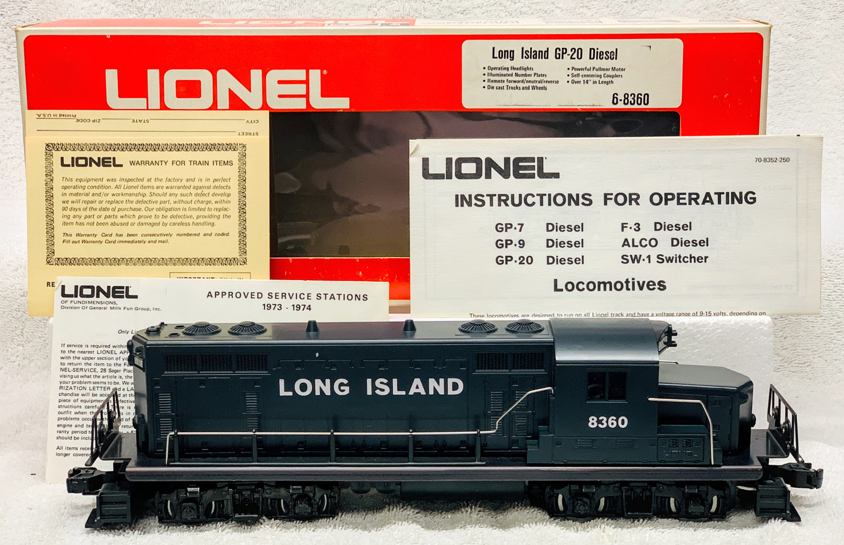 8360 Long Island GP-20 Diesel (NOS) - All Aboard Train Shoppe