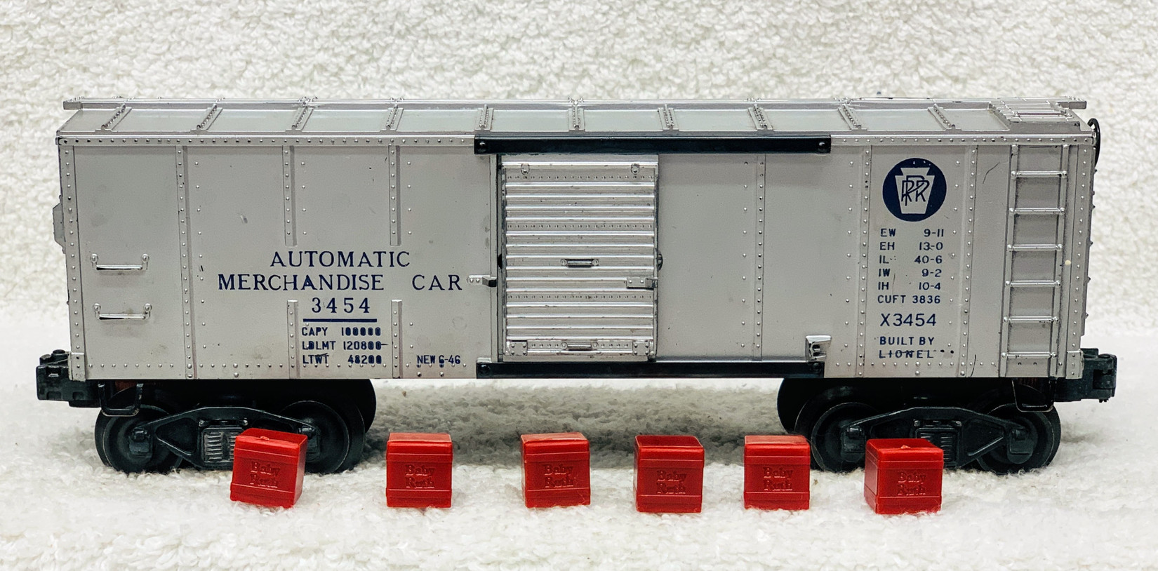 3454 Pennsylvania Operating Merchandise Car (7) All Aboard Train