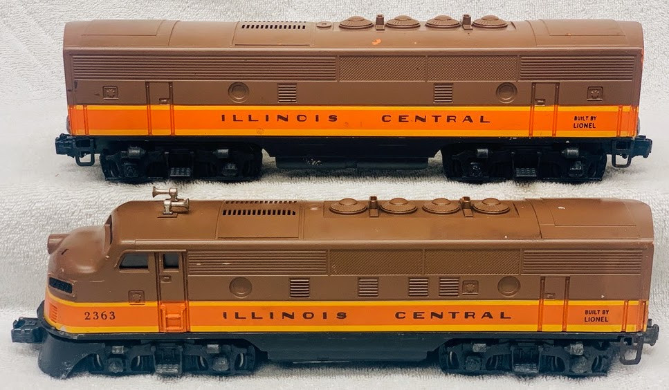 2363 Illinois Central F3 AB Diesels (6) - All Aboard Train Shoppe