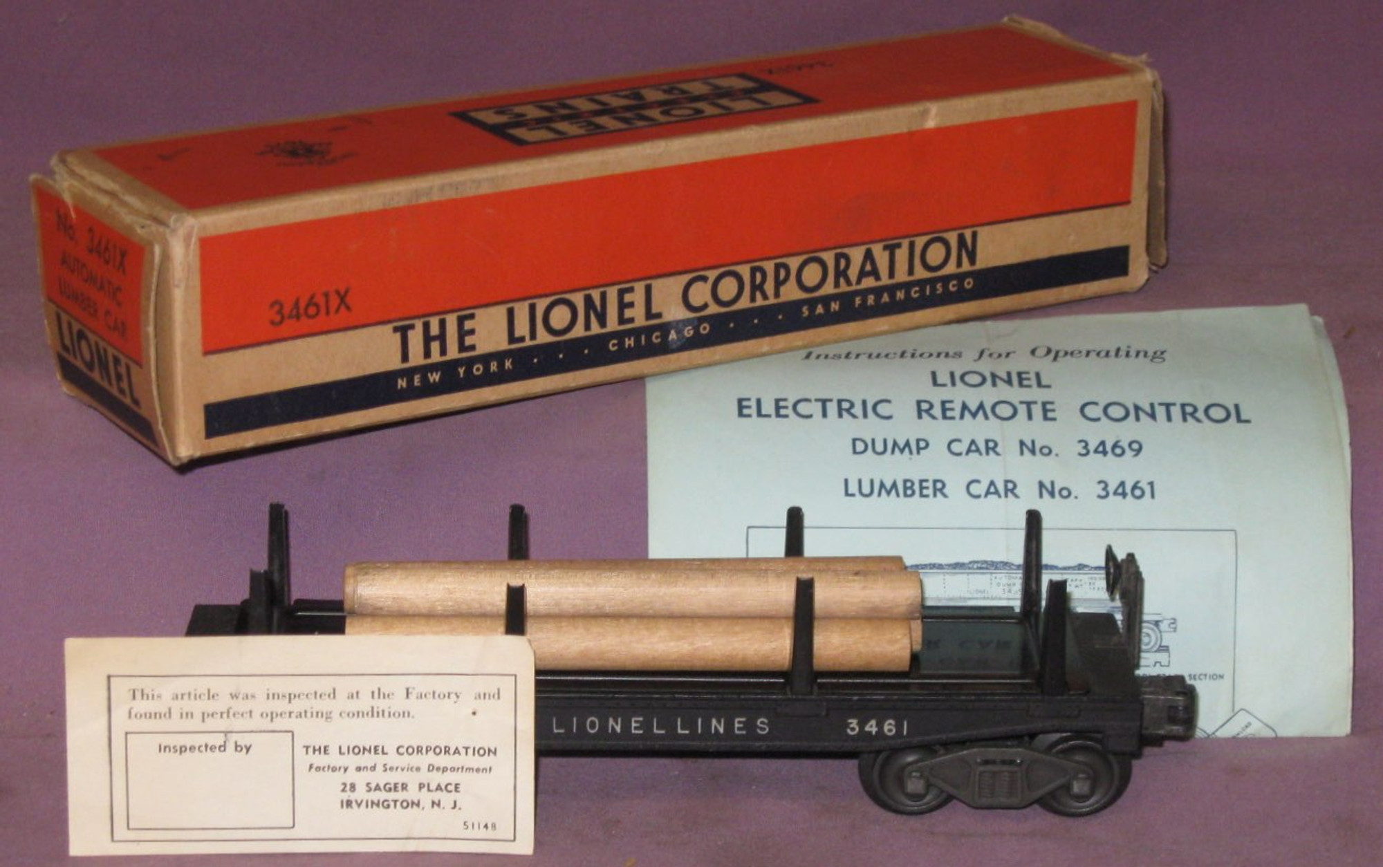 3461 Log Dump Car (NOS) - All Aboard Train Shoppe