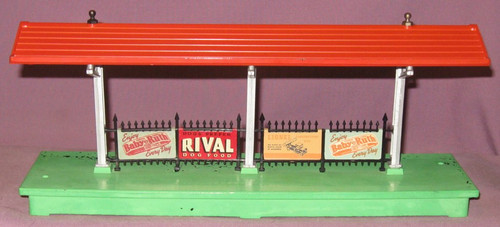 156 Platform Station; Baby Ruth, Rival, Lionel Construction & Baby Ruth (6+)