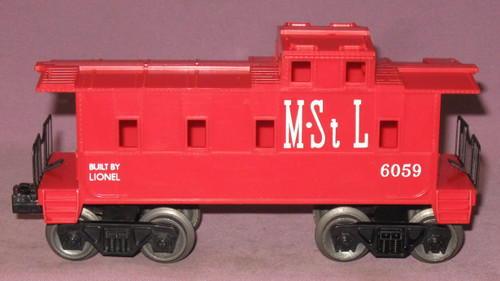 6059 M. & St. L. Caboose: Molded Red (Test Run)
