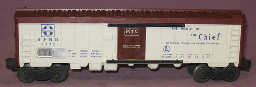 6672 Santa Fe Refrigerator Reefer: Blue Lettering (7+)