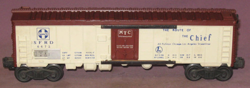 6672 Santa Fe Refrigerator Reefer: Blue Lettering (7)