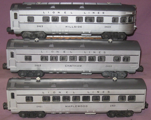2421, 2422 & 2423 Lionel Lines Passenger Set (7++)
