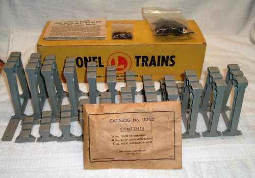 110 Graduated Trestle Set: Yellow Box / Gray Trestles (7/OB)