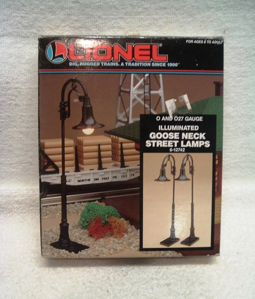 12742 Goose Neck Street Lamps (8/OB)