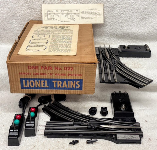 022 Remote Control Switches: O Gauge (7+/OB)