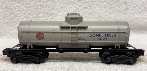 6025 Gulf Tank Car: Gray (8+) 6025 Gulf Tank Car: Gray (8+)