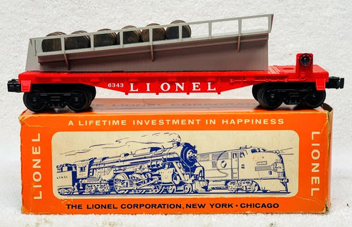 6343 Barrel Ramp Car (9/OB) 6343 Barrel Ramp Car (9/OB)