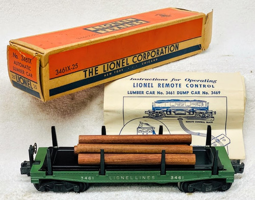 3461-25 Log Dump Car (7++/OB) 3461-25 Log Dump Car (7++/OB)