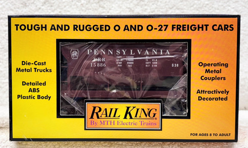 MTH Rail King 30-7522 Pennsylvania Iron Ore Car (9/OB) MTH Rail King 30-7522 Pennsylvania Iron Ore Car (9/OB)