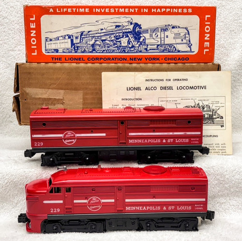 229 Minneapolis & St. Louis Alco AB Diesels (8/OB)