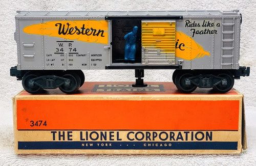3474 Western Pacific Oper. Box Car (8/OB)