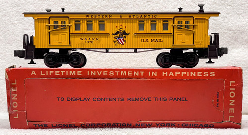 1876 Western & Atlantic Mail / Baggage Passenger Car (8/OB)