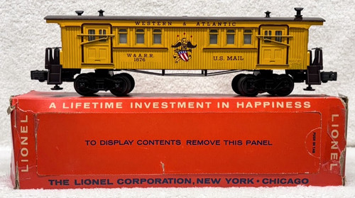 1876 Western & Atlantic Mail / Baggage Passenger Car (8+/OB)