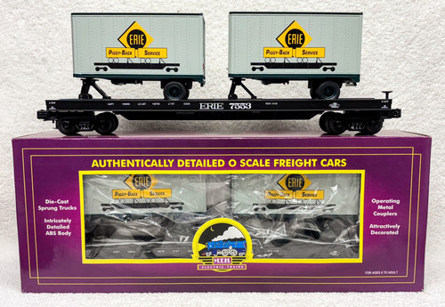 20-98179 Erie  Flatcar w/ Trailers (NOS)