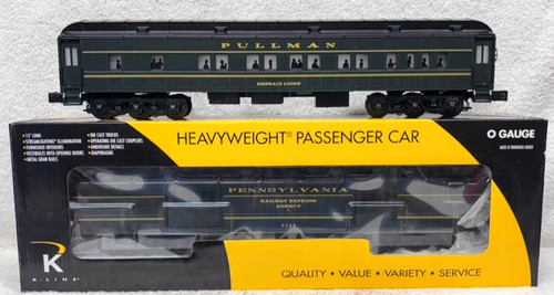 K-Line 4880-0017 & 4880-0018 Pennsylvania Heavyweight Passenger Cars (9/OB)