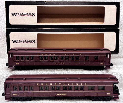 Williams 2622 & 2625 Irvington Pullman & Madison Observation  Passenger Cars (9/OB)
