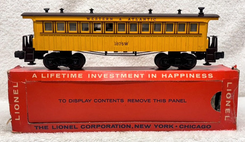 1875W Western & Atlantic Whistling Coach (8/OB)