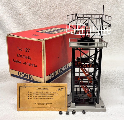 197 Rotating Radar Tower: Gray Top (7++/OB)
