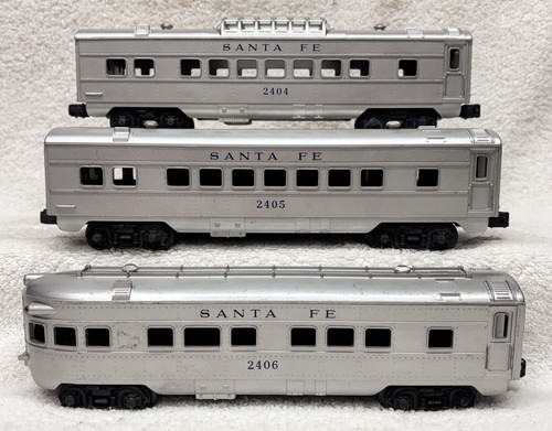 2404, 2405 & 2406 Santa Fe Passenger Set (7)